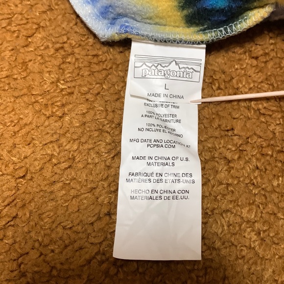 Patagonia HAT Vintage Synchilla Fleece Ski Snowboard Timber Twist LARGE LIKE NEW - Picture 5 of 12